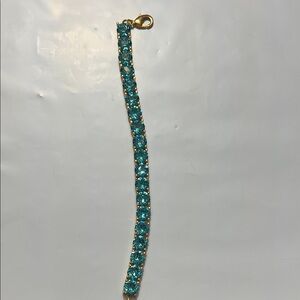 Park Lane Gold and Blue/Green Bracelet